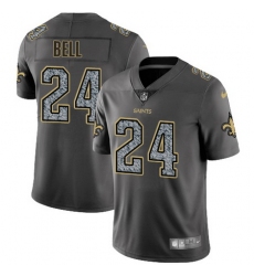 Nike Saints #24 Vonn Bell Gray Static Youth Stitched NFL Vapor Untouchable Limited Jersey