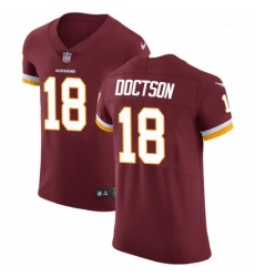 Mens Nike Washington Redskins 18 Josh Doctson Elite Burgundy Red Team Color NFL Jersey