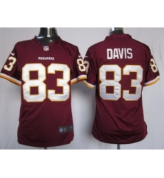 Nike Washington Redskins 83 Fred Davis Red Elite NFL Jersey