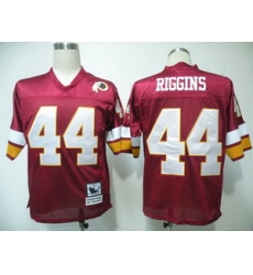 Washington Redskins 44 Riggins red throwback Jerseys