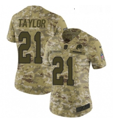 Womens Nike Washington Redskins 21 Sean Taylor Limited Camo 2018 Salute to Service NFL Jersey