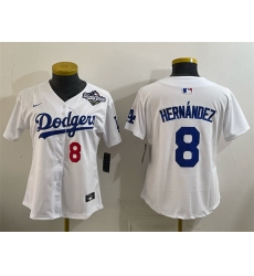 Women Los Angeles Dodgers 17 Shohei Ohtani White 2025 World Series Champions Patch Tokyo Series Limited Stitched Baseball Jersey 