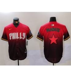 Men Philadelphia Phillies Phanatic Red City Connect Limited Stitched Jersey