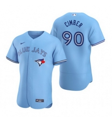 Mens Toronto Blue Jays #90 Adam Cimber Nike Powder Blue Alternate FlexBase Player Jersey