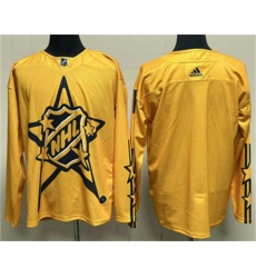 Men All Star Game 2024 Yellow Primegreen Stitched Hockey Jersey