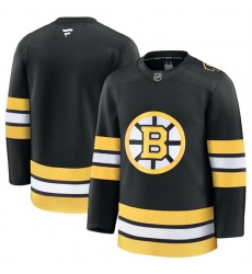 Men Boston Bruins Blank Black 2025 Home Stitched Hockey Jersey