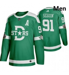 Stars 91 Tyler Seguin Green 2020 Winter Classic Adidas Jersey