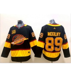 Canucks 89 Alexander Mogilny Black 50th Anniversary Adidas Jerseys