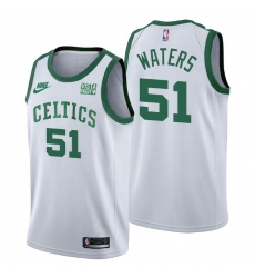 Men Boston Celtics 51 Tremont Waters Men Nike Releases Classic Edition NBA 75th Anniversary Jersey White