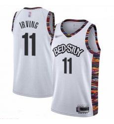 Nets 11 Kyrie Irving White Basketball Swingman City Edition 2019 20 Jersey