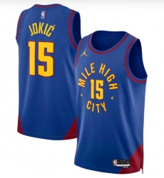 Men Denver Nuggets Jordan Brand Nikola Jokic 202223 Statement Edition Swingman Jersey Blue