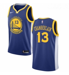 Youth Nike Golden State Warriors 13 Wilt Chamberlain Swingman Royal Blue Road NBA Jersey Icon Edition