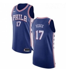 Youth Nike Philadelphia 76ers 17 JJ Redick Authentic Blue Road NBA Jersey Icon Edition 