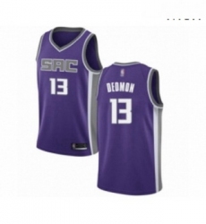 Mens Sacramento Kings 13 Dewayne Dedmon Authentic Purple Basketball Jersey Icon Edition 