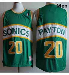 Men Seattle SuperSonics Gary Payton 20 Green Mitchell Ness Jersey