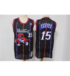 Raptors 15 Vince Carter Purple Hardwood Classics Jersey