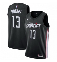 Men Nike Washington Wizards 13 Thomas Bryant Black NBA Swingman City Edition 2018 19 Jersey