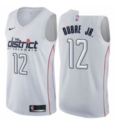 Mens Nike Washington Wizards 12 Kelly Oubre Jr Swingman White NBA Jersey City Edition