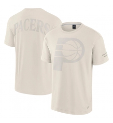 Men Fanatics Cream Indiana Pacers Elements Iconic T Shirt