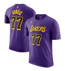 Men Los Angeles Lakers Short Sleeve T Shirt 007