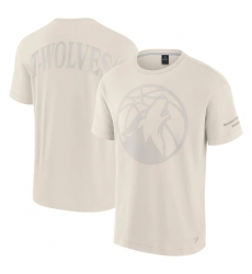 Men Fanatics Cream Minnesota Timberwolves Elements Iconic T Shirt