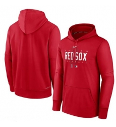 Men Boston Red Sox Red Collection Pregame Performance Pullover Hoodie