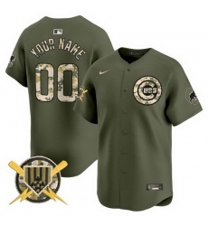 Men Women Youth Chicago Cubs Active Player Custom Green Armed Forces Day Vapor Limited Stitche Baseball Jersey