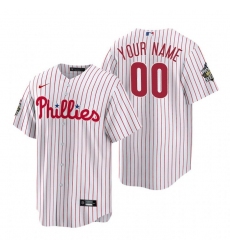 Men Women Youth Philadelphia Phillies Active Player Custom White 2022 World Series Cool Base Stitched Baseball Jersey