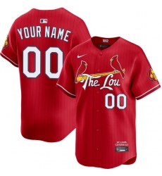 Men Women Youth Toddler ST.LOUIS CARDINALS Custom Stitched Jersey Red