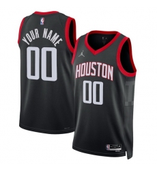 Men Women Youth Toddler HOUSTON ROCKETS Custom Nike NBA Stitched Jersey Black