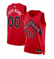 Toronto Raptors Nike Unisex Swingman Custom Jersey Red Icon Edition