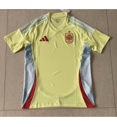 Spain Yellow 2024 Soccer Jersey