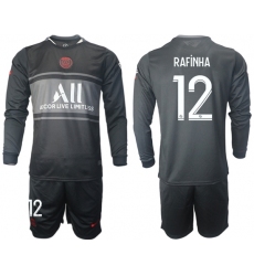 Men Paris Saint Germain Long Sleeve Soccer Jerseys 507