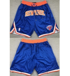 Men New York Knicks Royal Shorts II