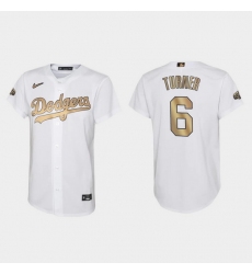 Youth Trea Turner Los Angeles Dodgers 2022 Mlb All Star Game White Jersey