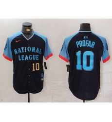 Men National League 10 Jurickson Profar Navy 2024 All Star Limited Stitched Baseball Jersey 1 219