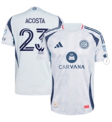 Men's Chicago Fire Kellyn Acosta adidas Light Blue 2025 The Municipal Kit Authentic Player Jersey Men's Chicago Fire Kellyn Acosta adidas Light Blue 2025 The Municipal Kit Authentic Player Jersey