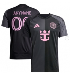 Men's Inter Miami CF adidas Black 2025 The Fortitude Kit Replica Custom Jersey Men's Inter Miami CF adidas Black 2025 The Fortitude Kit Replica Custom Jersey