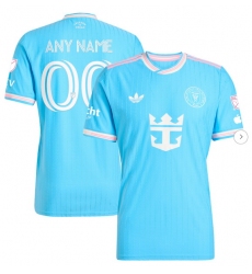 Men's Inter Miami CF adidas Originals Blue 2025 Third Authentic Custom Jersey