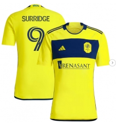 Mens Nashville SC Sam Surridge adidas Yellow 2024 The 615 Kit Replica Player Jersey Mens Nashville SC Sam Surridge adidas Yellow 2024 The 615 Kit Replica Player Jersey