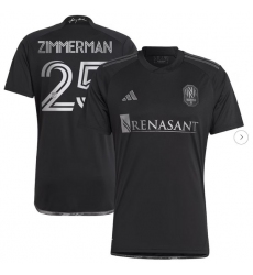 Mens Nashville SC Walker Zimmerman adidas Black 2023 Man In Black Kit Replica Player Jersey Mens Nashville SC Walker Zimmerman adidas Black 2023 Man In Black Kit Replica Player Jersey