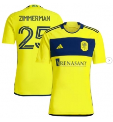 Mens Nashville SC Walker Zimmerman adidas Yellow 2024 The 615 Kit Replica Player Jersey Mens Nashville SC Walker Zimmerman adidas Yellow 2024 The 615 Kit Replica Player Jersey