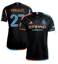 Men's New York City FC Maximiliano Moralez adidas Black 2024 24 7 Kit Authentic Player Jersey Men's New York City FC Maximiliano Moralez adidas Black 2024 24 7 Kit Authentic Player Jersey
