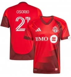 Men's Toronto FC Jonathan Osorio adidas Red 2025 Club Kit Replica Player Jersey