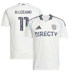 Mens San Diego FC Hirving Lozano adidas White 2025 Woven Into One Replica Player Jersey