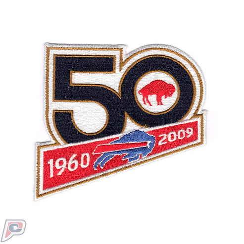 Buffalo Bills 50th Team Anniversary Jersey Patch 2009 G Biaog